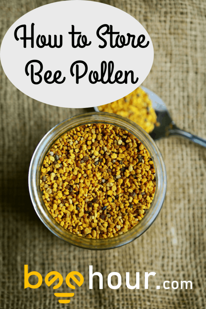 Bee Pollen on the table.